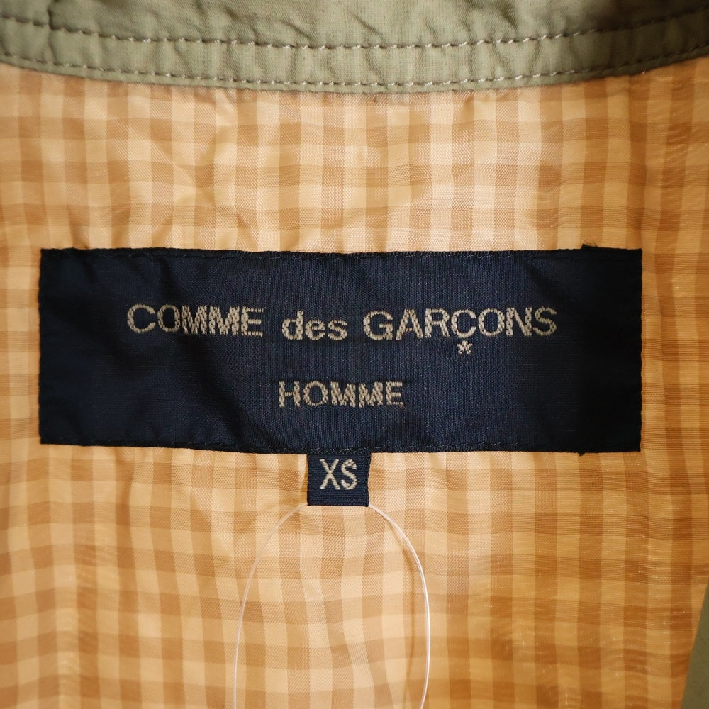 COMME des GARCONS HOMME(コムデギャルソンオム) 15SS ナイロン スウィングストップ ジップアップジャケット ベージュ HO-J063 AD2014