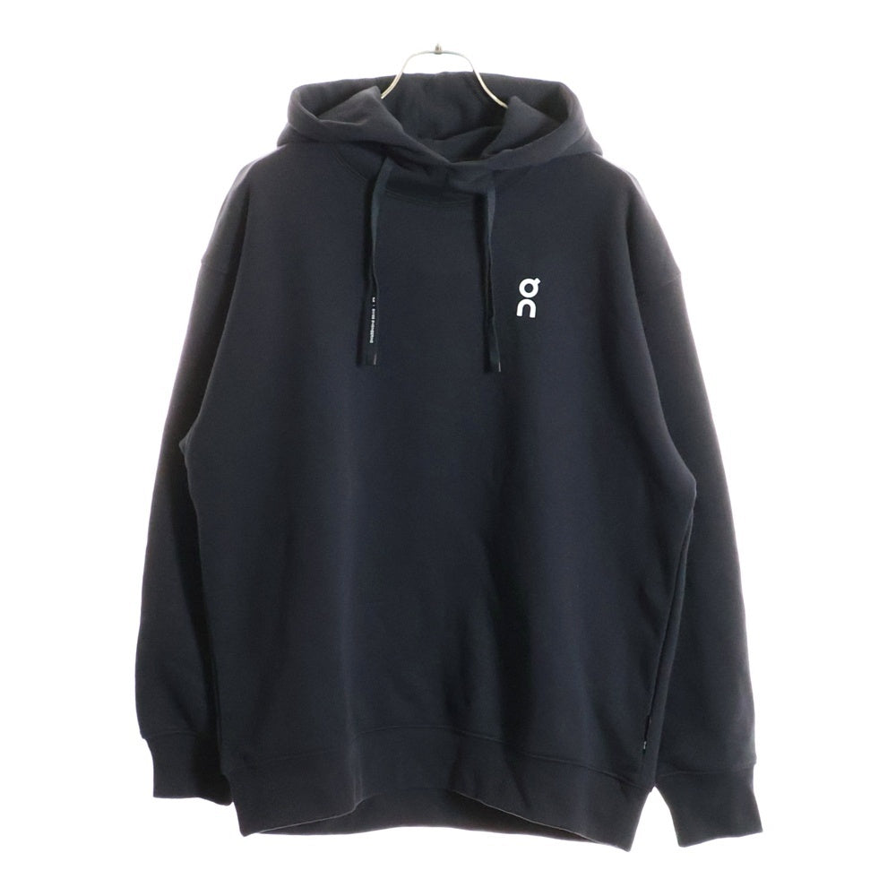 On(オン) CLUB HOODIE GRAPHIC グラフィック 両面プリント スウェットフーディ プルオーバーパーカー ブラック 1MF3053