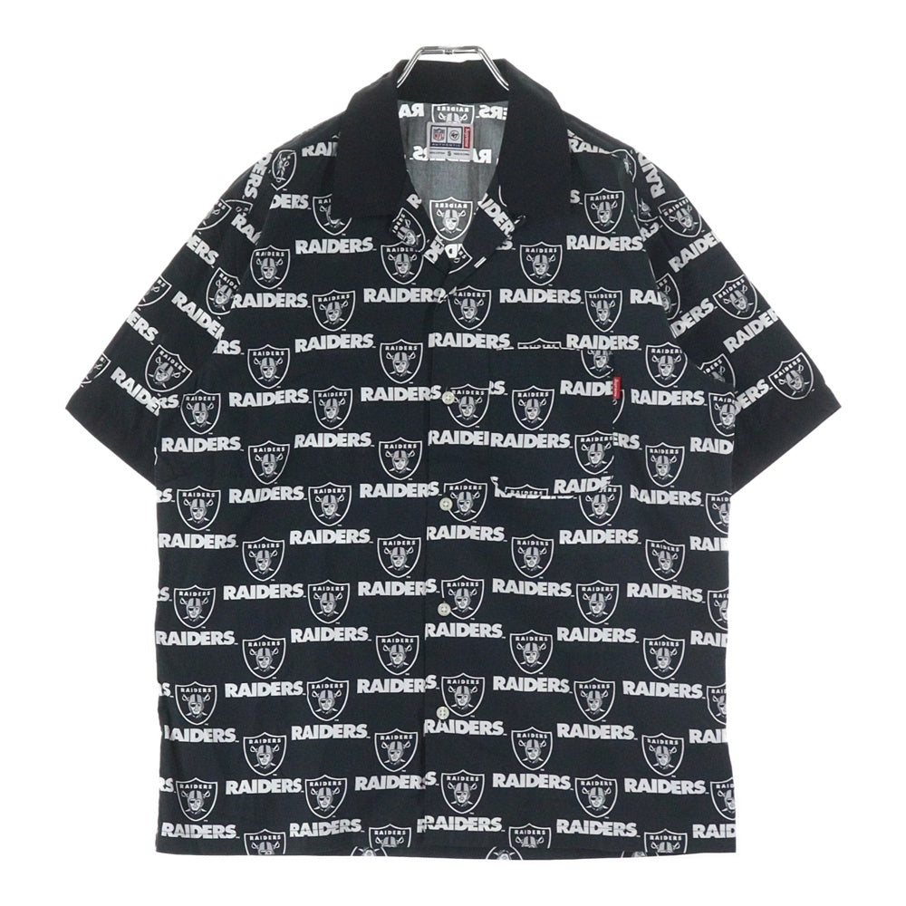 SUPREME(シュプリーム) 19SS ×Raiders S/S Shirt レイダース オープンカラー 半袖シャツ ブラック