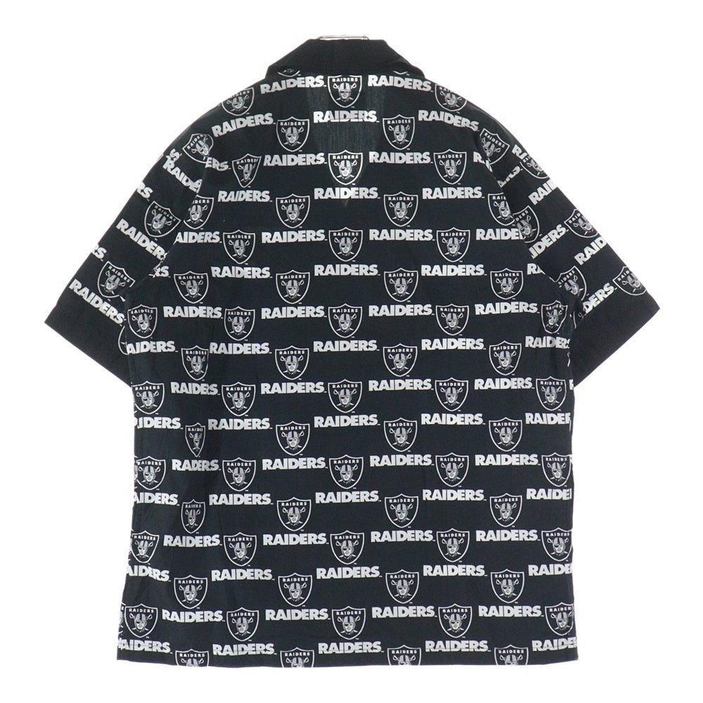 SUPREME(シュプリーム) 19SS ×Raiders S/S Shirt レイダース オープンカラー 半袖シャツ ブラック
