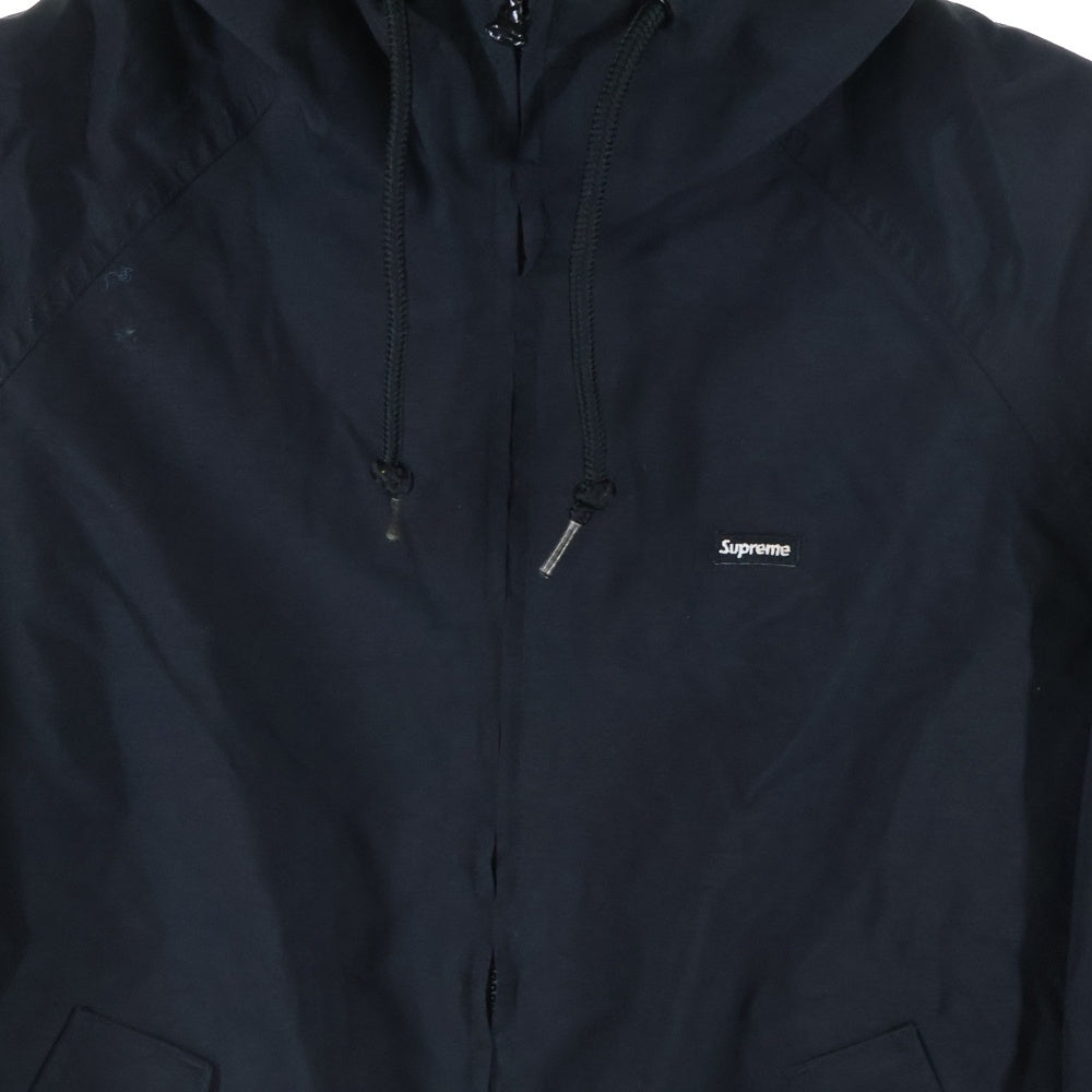 SUPREME(シュプリーム) 19SS GORE-TEX Hooded Harrington Jacket ゴアテックス フーデット ナイロン ジップアップ ハリントン ジャケット ブラック