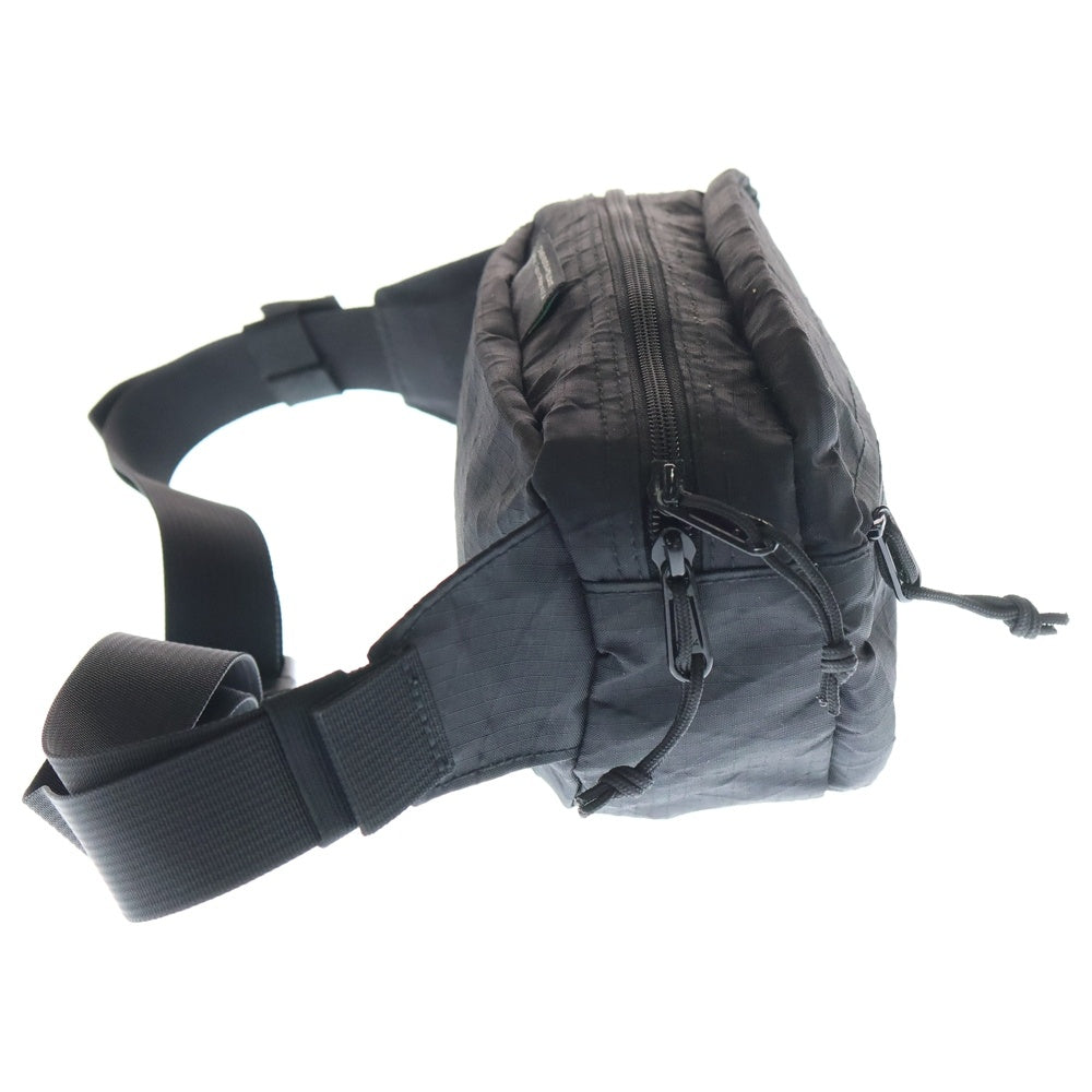 SUPREME(シュプリーム) 18AW Waist Bag ボックスロゴ キルティング ウエストバッグ クロスボディバッグ ショルダーバッグ ブラック