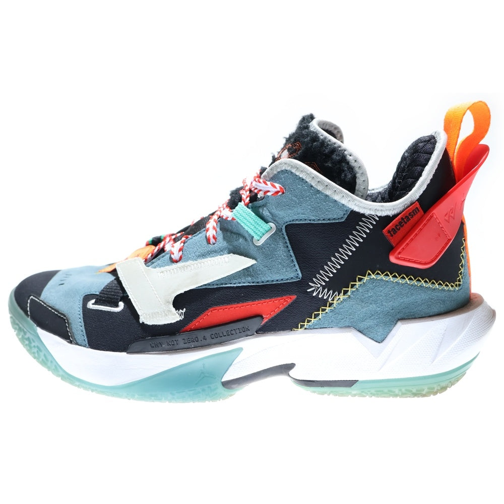 NIKE(ナイキ) ×FACETASM WHY NOT ZERO 4 PREMIUM PF ファセッタズム ローカットスニーカー ブラック/マルチ US8/26cm DC3664-001