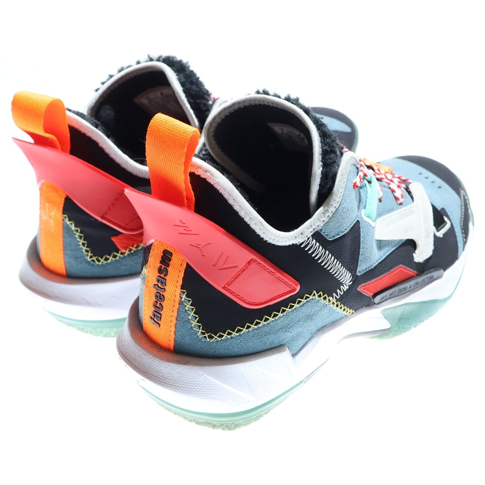 NIKE(ナイキ) ×FACETASM WHY NOT ZERO 4 PREMIUM PF ファセッタズム ローカットスニーカー ブラック/マルチ US8/26cm DC3664-001