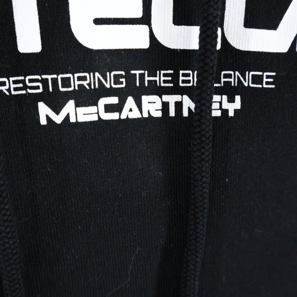 STELLA McCARTNEY(ステラマッカートニー) ロゴプリント スウェット プルオーバーパーカー ブラック 20213UX1001