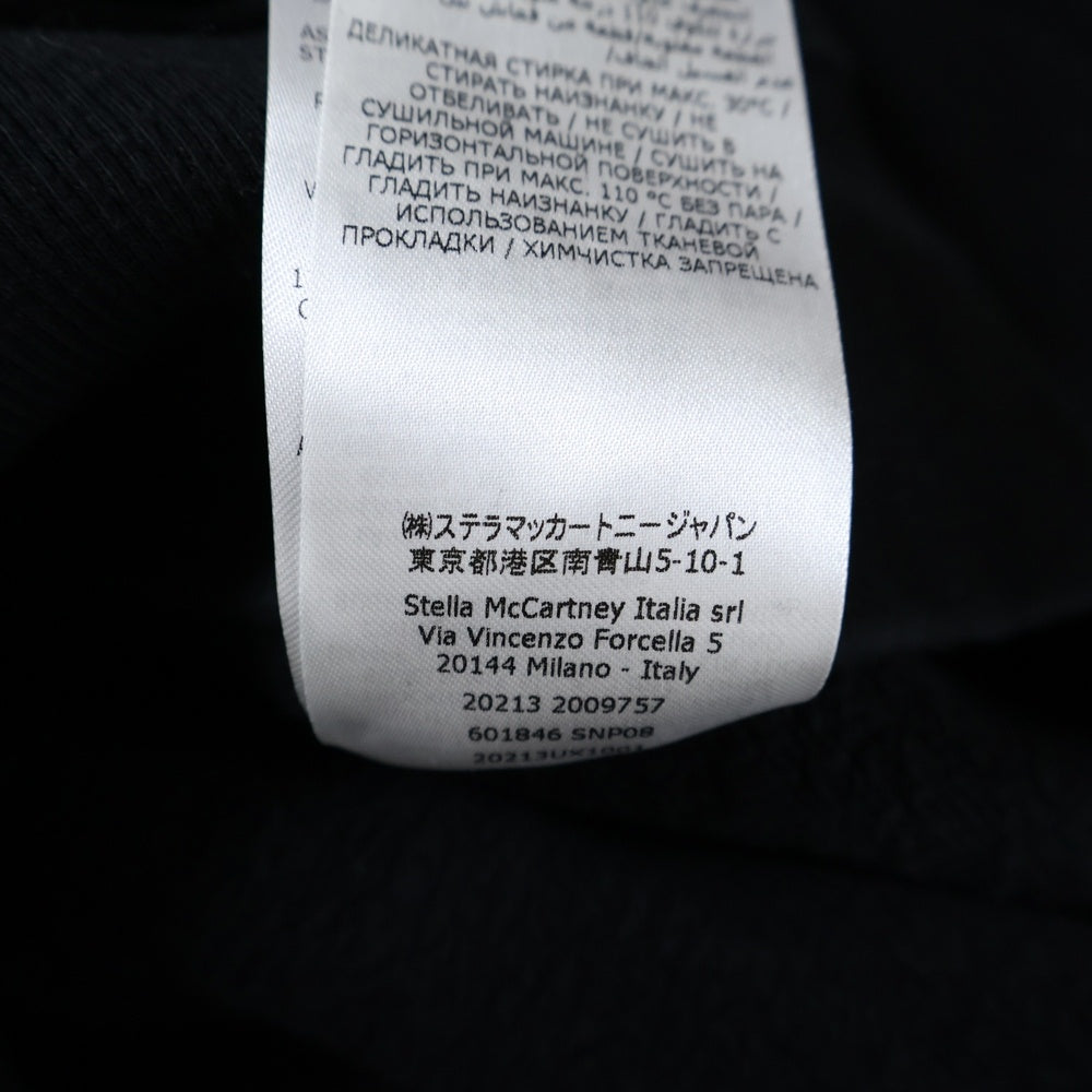 STELLA McCARTNEY(ステラマッカートニー) ロゴプリント スウェット プルオーバーパーカー ブラック 20213UX1001