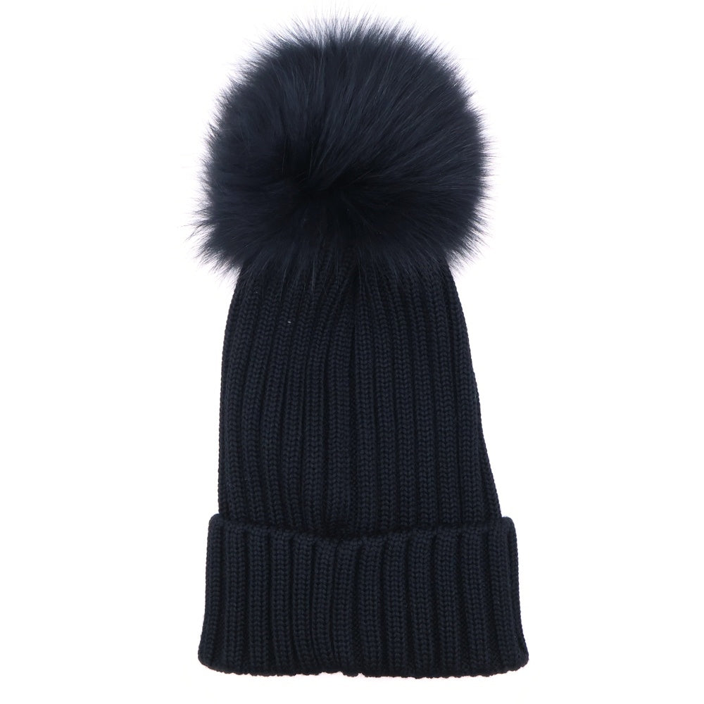 MONCLER(モンクレール) 21AW BERRETTO ウール ボンボン付き ニット帽