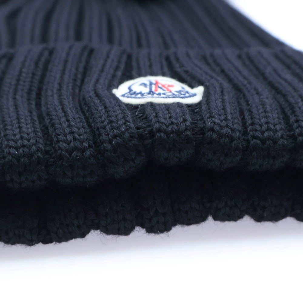 MONCLER(モンクレール) 21AW BERRETTO ウール ボンボン付き ニット帽
