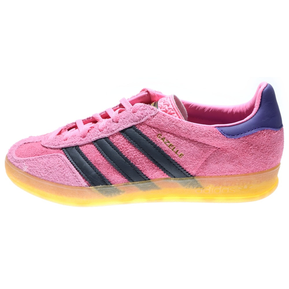 adidas(アディダス) WMNS GAZELLE INDOOR ウィメンズ ガゼル インドア スウェードレザー ローカットスニーカー ピンク レディース US8/25cm IE7002