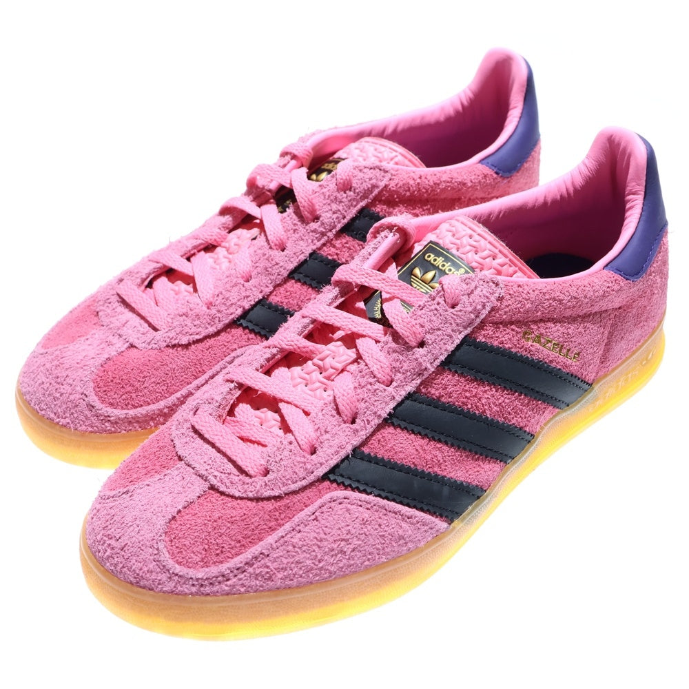 adidas(アディダス) WMNS GAZELLE INDOOR ウィメンズ ガゼル インドア スウェードレザー ローカットスニーカー ピンク レディース US8/25cm IE7002