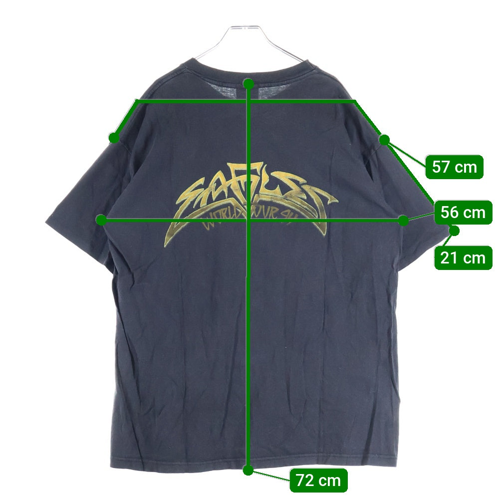 VINTAGE(ヴィンテージ) 90S VINTAGE EAGLES Hell Freezes Over ヴィンテージ イーグルス ヘル フリーゼズ オーヴァー 両面プリント クルーネック 半袖 Tシャツ カットソー ブラック