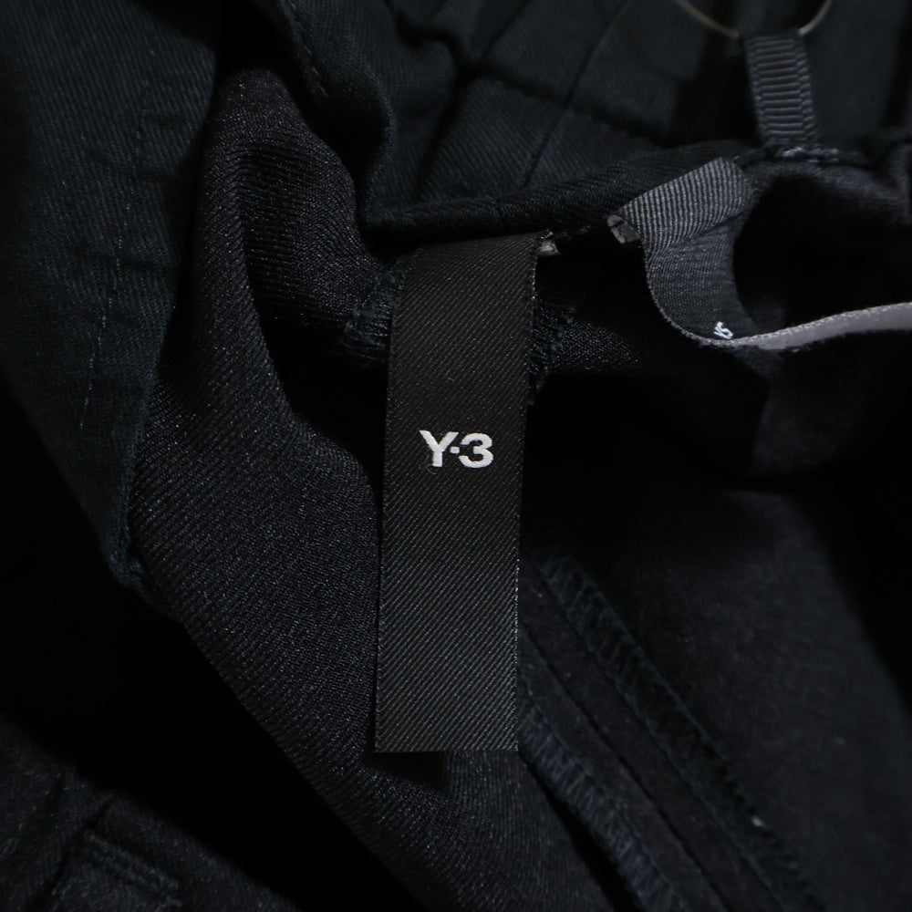 Y-3(ワイスリー) SP UN ST PNT 3S サイドライン ストレートレッグ ロングパンツ ブラック IA1657