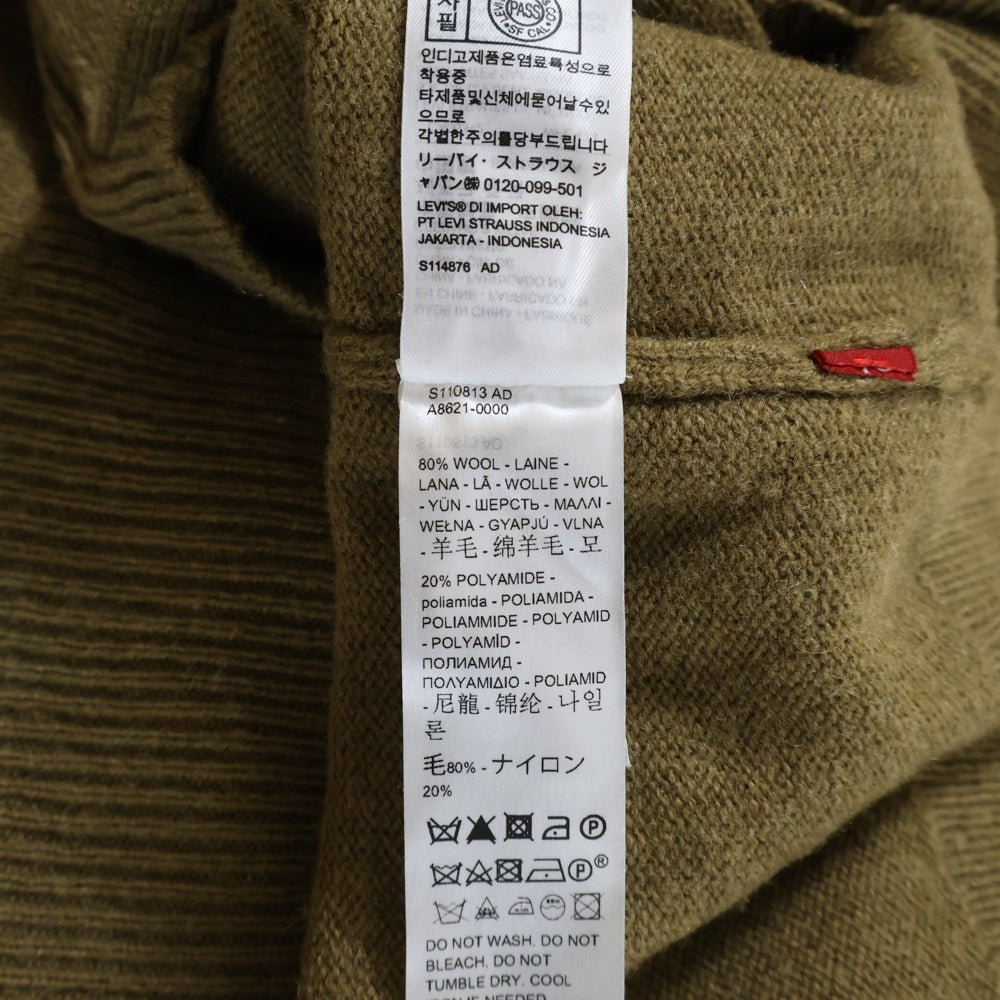Levi's(リーバイス) ウール ニット カーディガン ブラウン PC9-A8621-0000