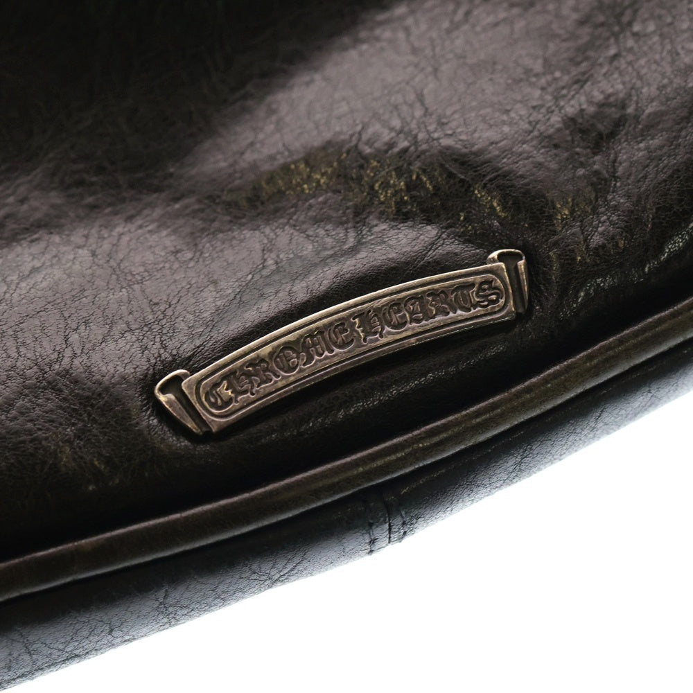 CHROME HEARTS(クロムハーツ) BSフレアボタン フレアニー レザー