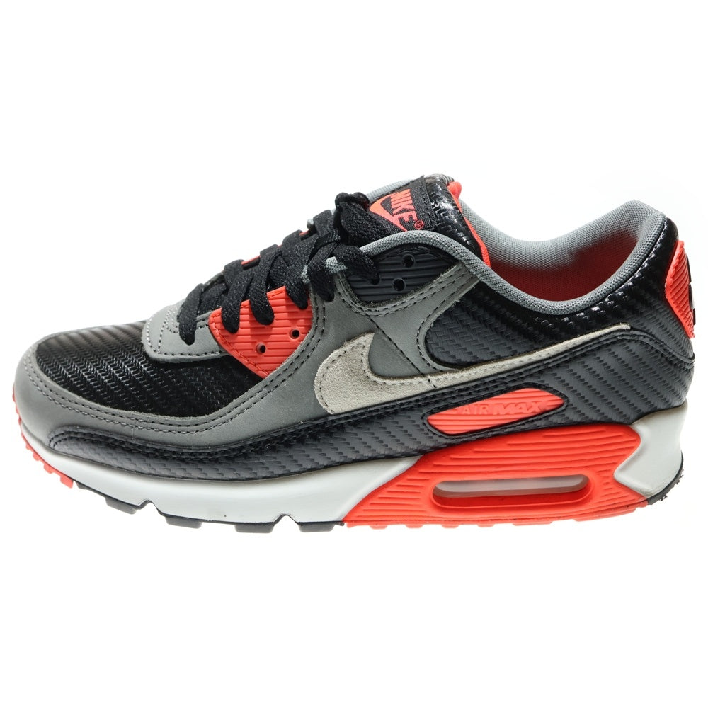 NIKE(ナイキ) AIR NMAX 90 PRM エアマックス ローカットスニーカー ブラック/オレンジ US8.5/26.5cm HM9432-001
