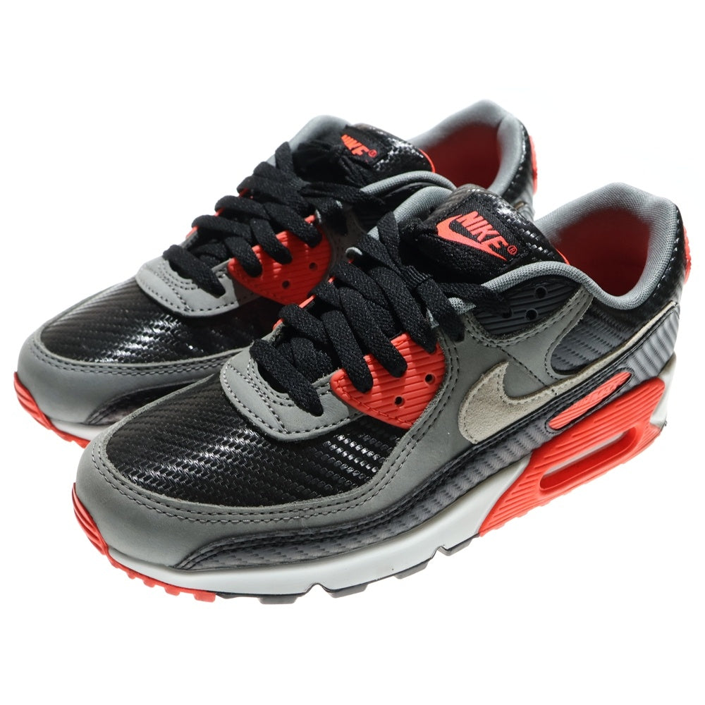 NIKE(ナイキ) AIR NMAX 90 PRM エアマックス ローカットスニーカー ブラック/オレンジ US8.5/26.5cm HM9432-001