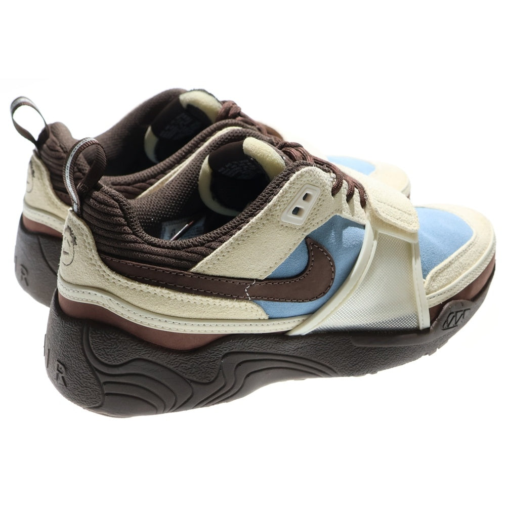NIKE(ナイキ) ×TRAVIS SCOTT ZOOM FIELD JAXX トラヴィススコット ズーム フィールド ジャックス ローカットスニーカー ブラウン/ブルー US8.5/26.5cm HQ3072-400
