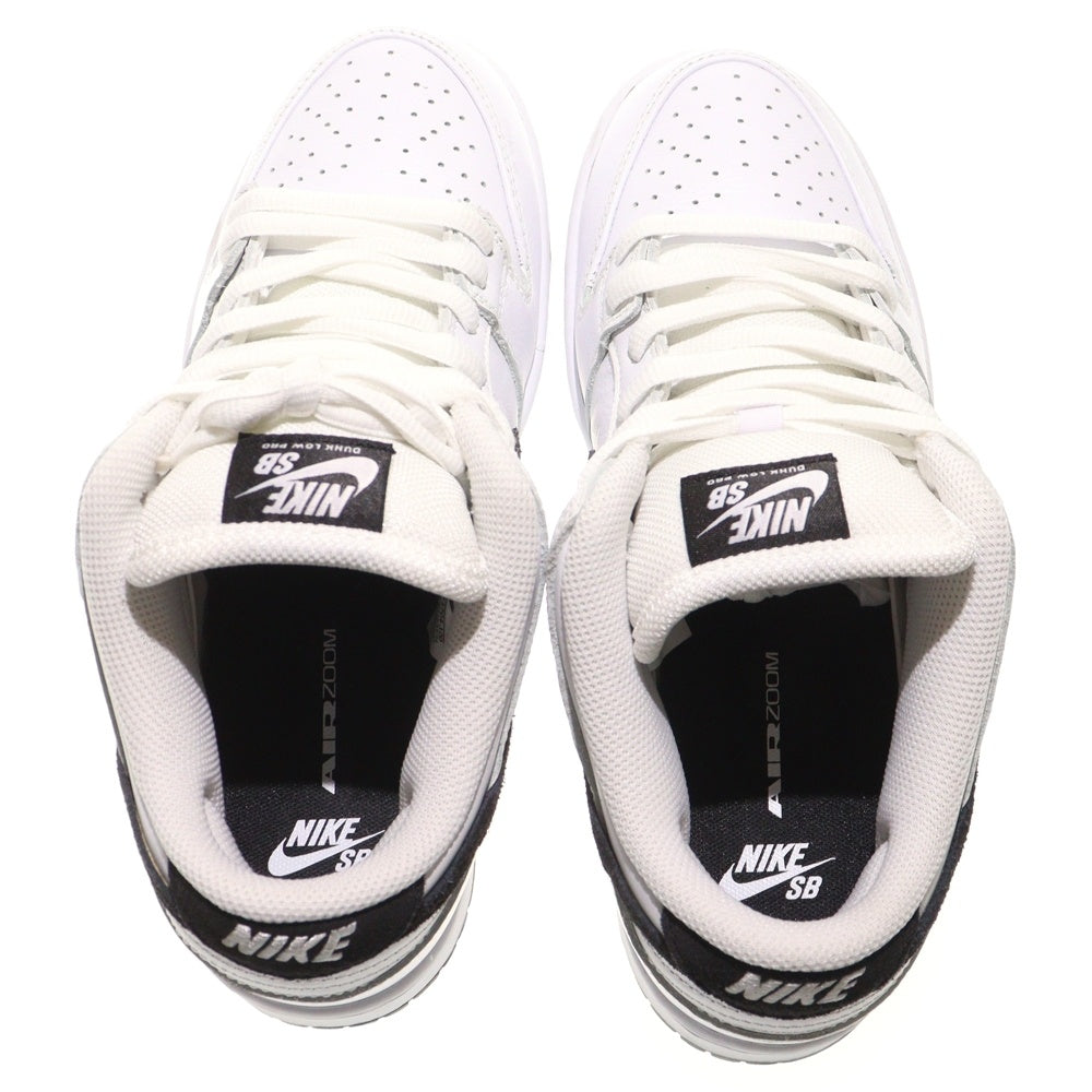 NIKE SB(ナイキエスビー) DUNK LOW PRO ダンク ローカットスニーカー ホワイト/ブラック US8/26cm HF3704-100