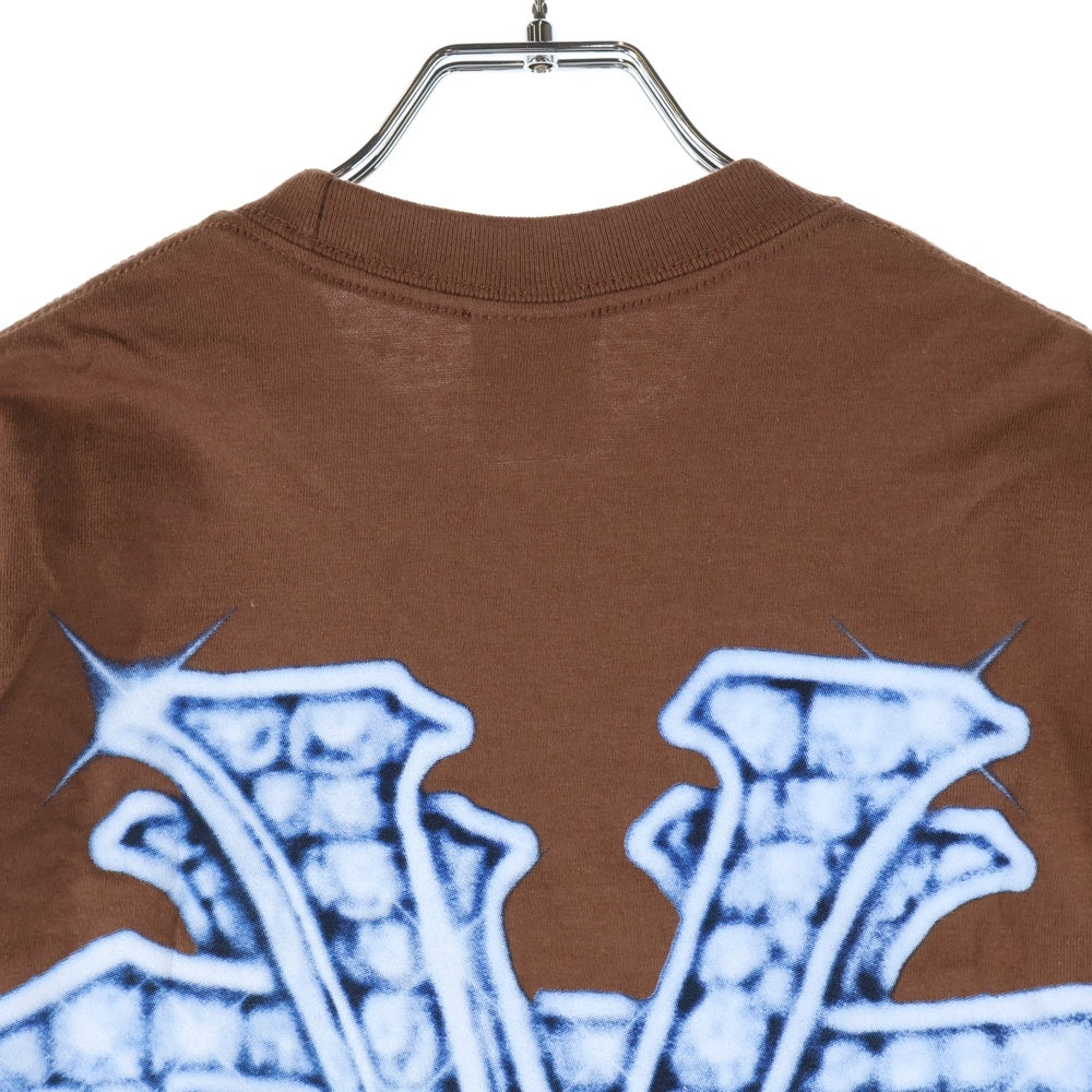 SUPREME(シュプリーム) 25AW Snowman Tee スノーマンプリント クルーネック半袖Tシャツ カットソー ブラウン