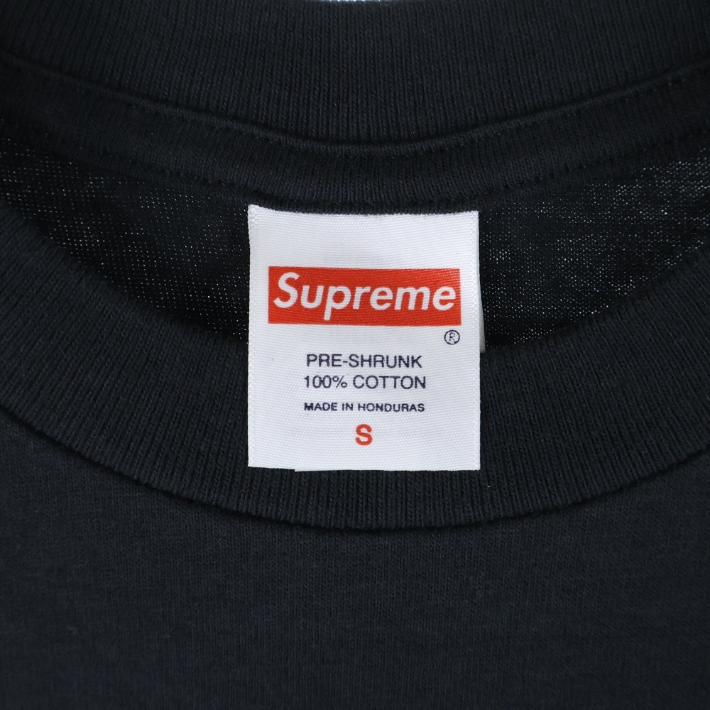 SUPREME(シュプリーム) 25AW Split tee スプリットロゴ クルーネック半袖Tシャツ カットソー ブラック