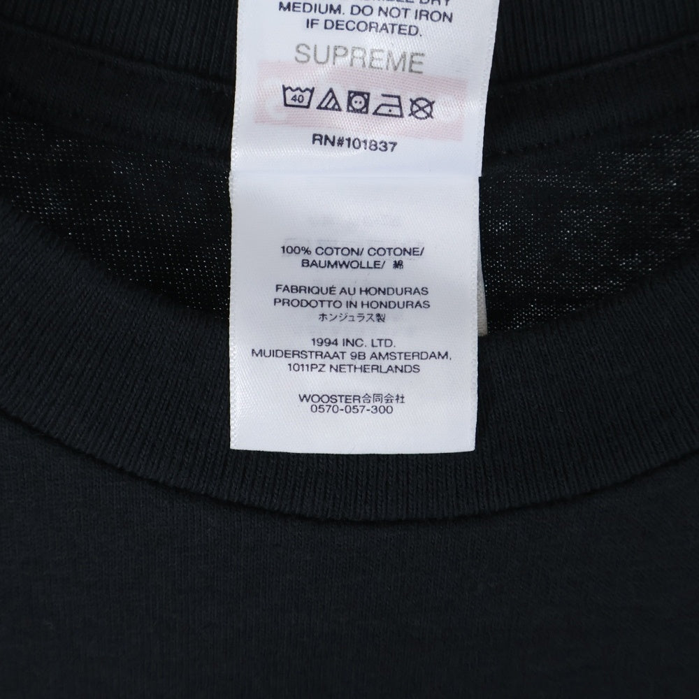 SUPREME(シュプリーム) 25AW Split tee スプリットロゴ クルーネック半袖Tシャツ カットソー ブラック