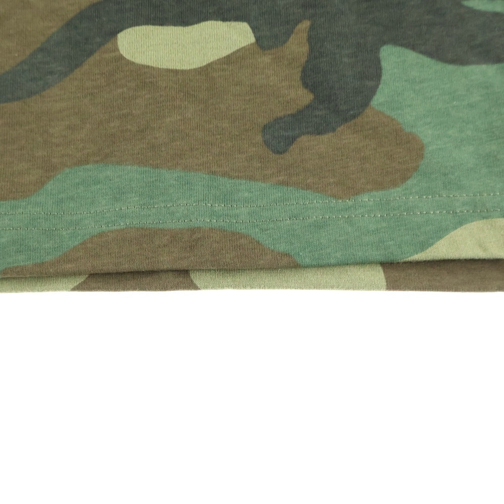 SUPREME(シュプリーム) 25AW All Dogs Go To Heaven Tee オールドッグス ゴートゥーヘブン フロントプリント カモ柄 クルーネック半袖Tシャツ カットソー カーキ