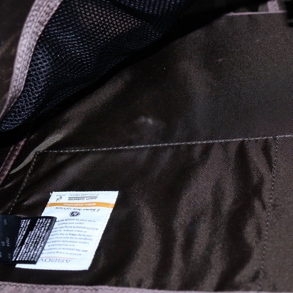 AS2OV(アッソブ) AS2OV CORDURA DOBBY 305D 3WAY BACK PACK アッソブ コーデュラ バックパック ブラウン 061405