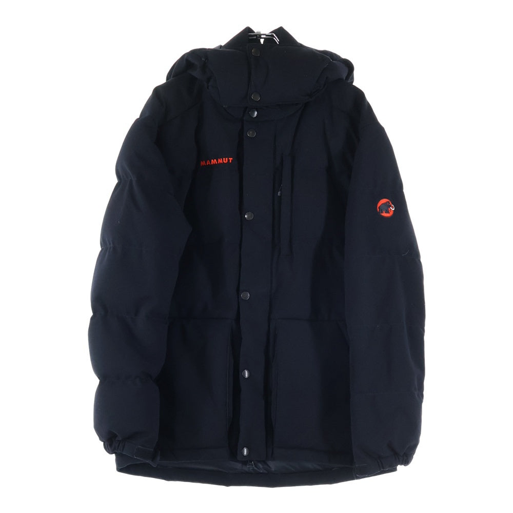 MAMMUT(マムート) ROSEG 2.0 IN HOODED JACKET AF MEN CLASSIC フロントロゴ ジップフーディ 中綿ダウンジャケット ブラック 1013-03140