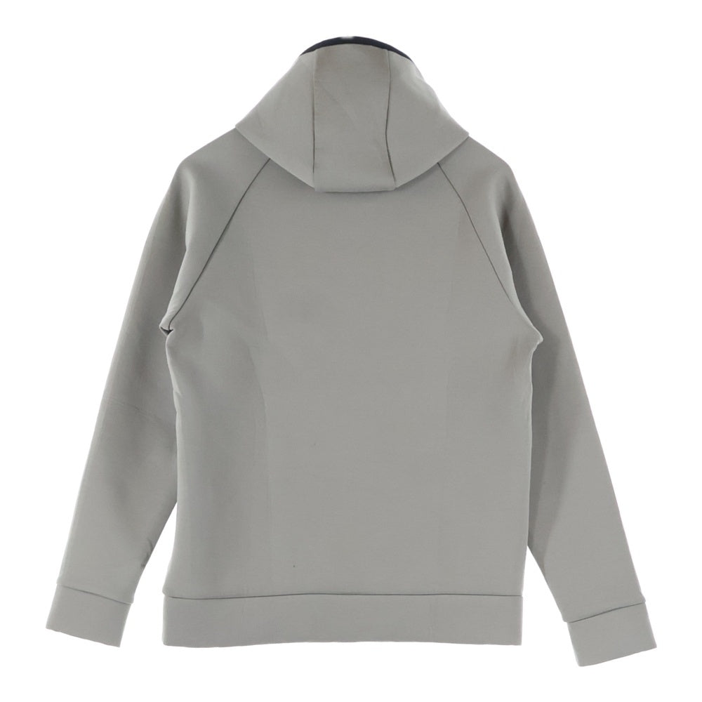 THE NORTH FACE(ザノースフェイス) TECH AIR AWEAT テックエアー エンボスロゴ ストレッチ プルオーバーパーカー スウェットフーディ ベージュ NT12085