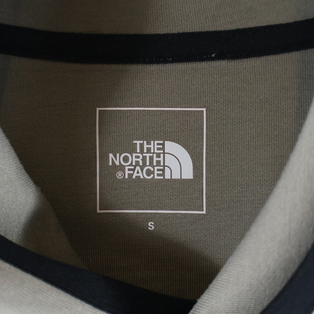 THE NORTH FACE(ザノースフェイス) TECH AIR AWEAT テックエアー エンボスロゴ ストレッチ プルオーバーパーカー スウェットフーディ ベージュ NT12085