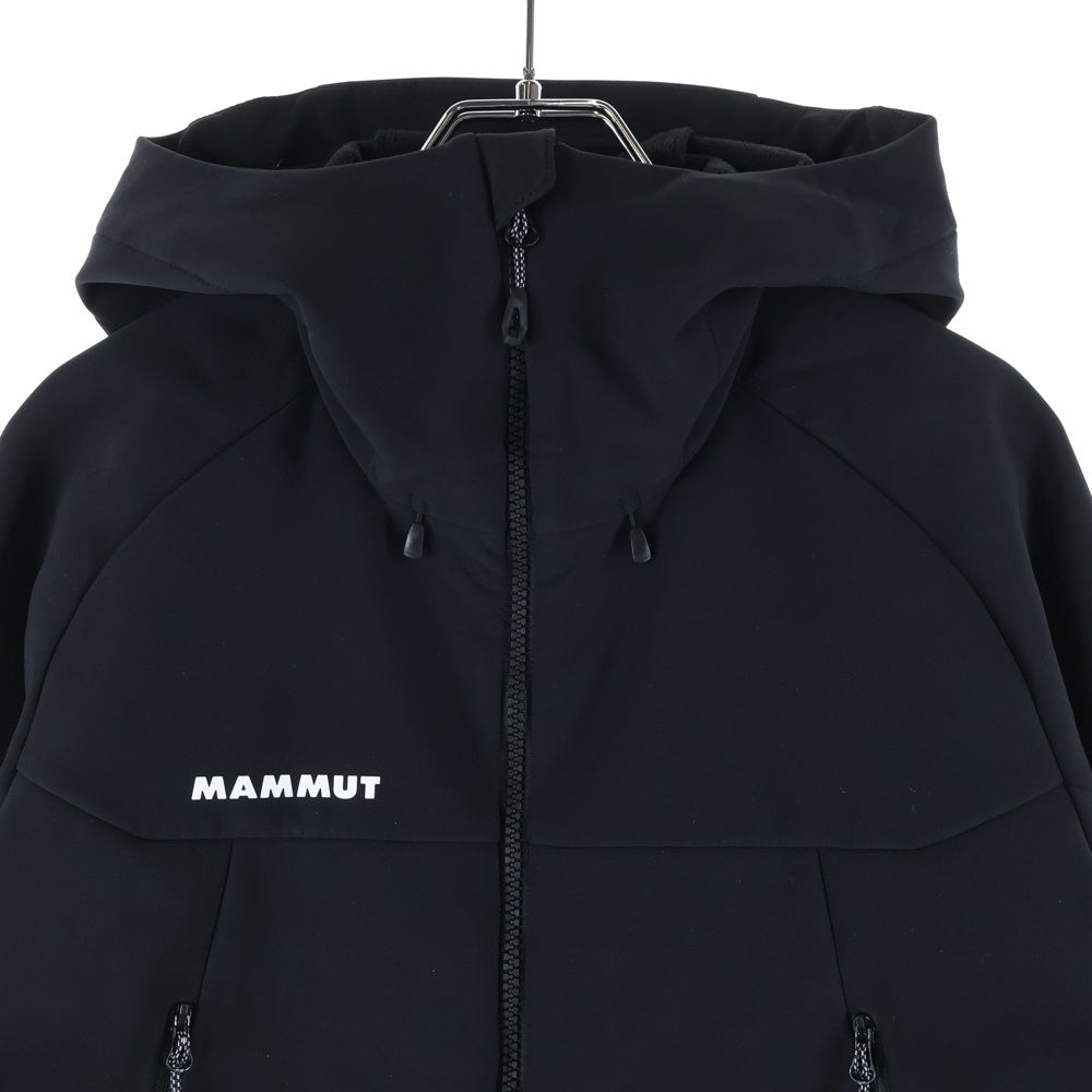 MAMMUT(マムート) WINTERFIELD SO HOODED JACKET ウィンターフィールド ソフトシェル フーデッドジャケット ブラック 1011-01970