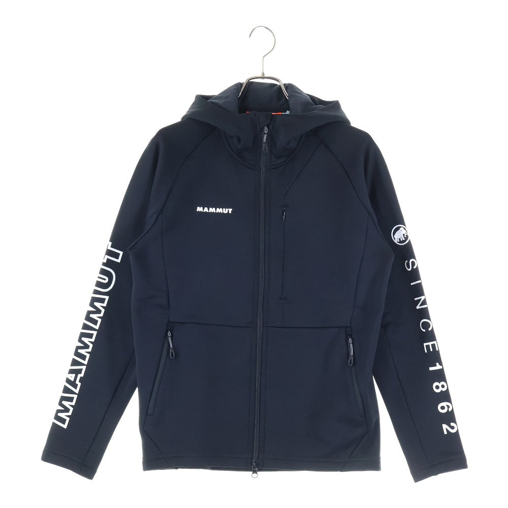 MAMMUT(マムート) AVERS WINTER ML HOODED JKT アバウィンター サイドプリント フーデッドジャケット ブラック 1014-03421