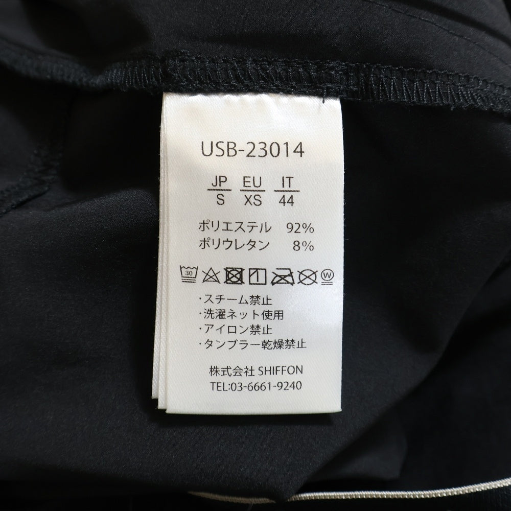 1 PIU 1 UGUALE 3 RELAX(ウノピゥウノウグァーレトレ) RUNNIG DIAGONAL LOGO PANTS ランニング ダイアゴナルロゴ ナイロン ジョガーパンツ ブラック USB-23014