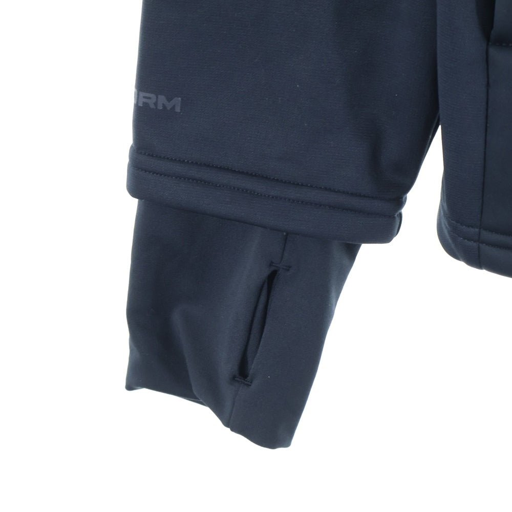 UNDER ARMOUR(アンダーアーマー) 21AW フロントロゴ ナイロン ジップアップジャケット ブラック 1368881