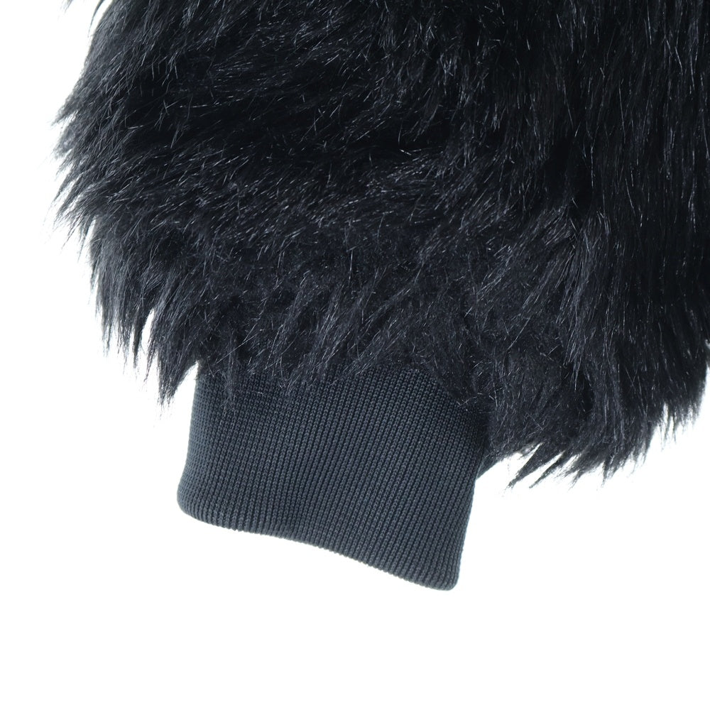 NIKE(ナイキ) 18AW ×AMBUSH Reversible Faux Fur Coat Jacket アンブッシュ リバーシブル フェイク ファーコート ジャケット ジップアップ ブルゾン AQ9225-010 レディース