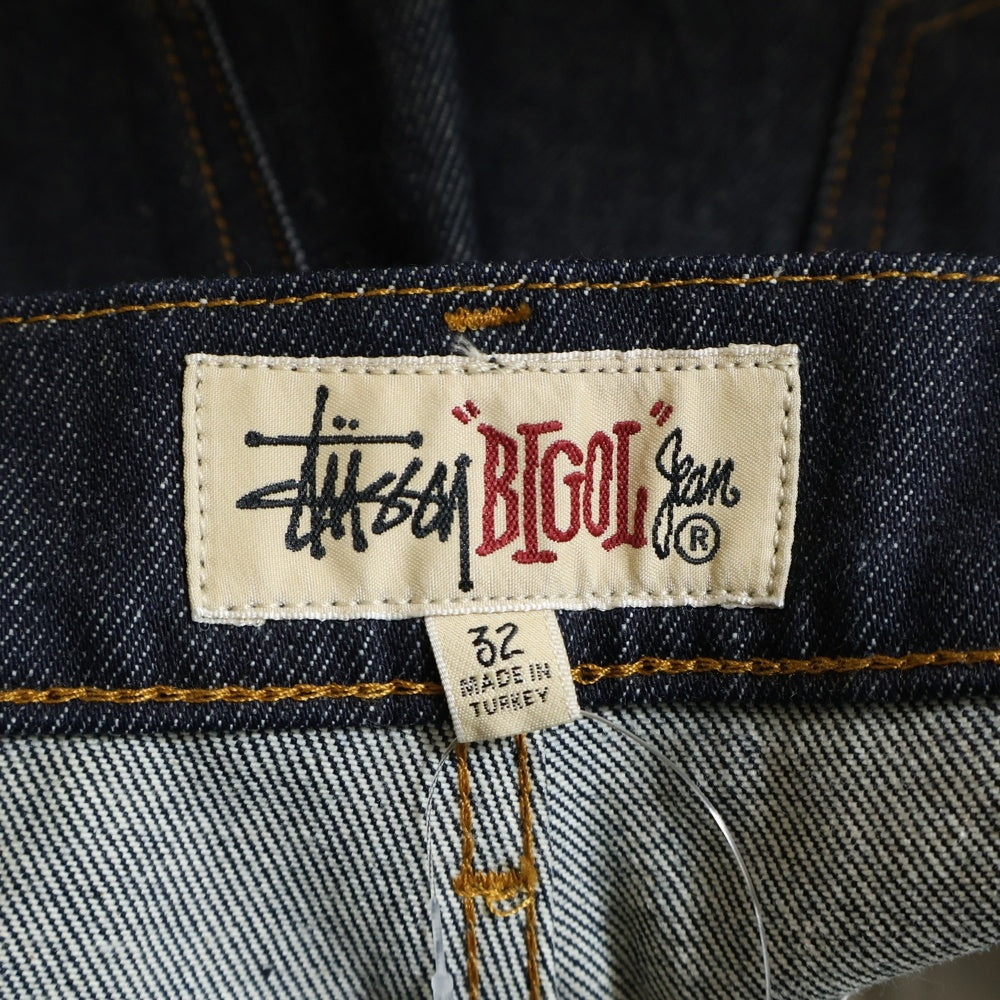 STUSSY(ステューシー) BIG OL SHORT DENIM ワイド デニム ショーツ ショート ハーフパンツ インディゴ 112296