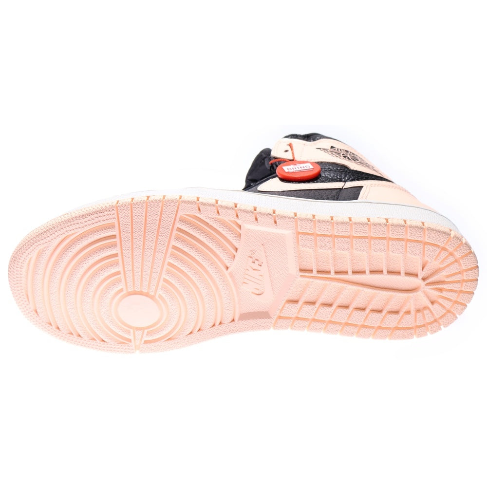 NIKE(ナイキ) AIR JORDAN 1 RETRO HIGH CRIMSON TINT エアジョーダン1 レトロ クリムゾンティント ハイカットスニーカー ブラック/ピンク US9/27cm 555088-081