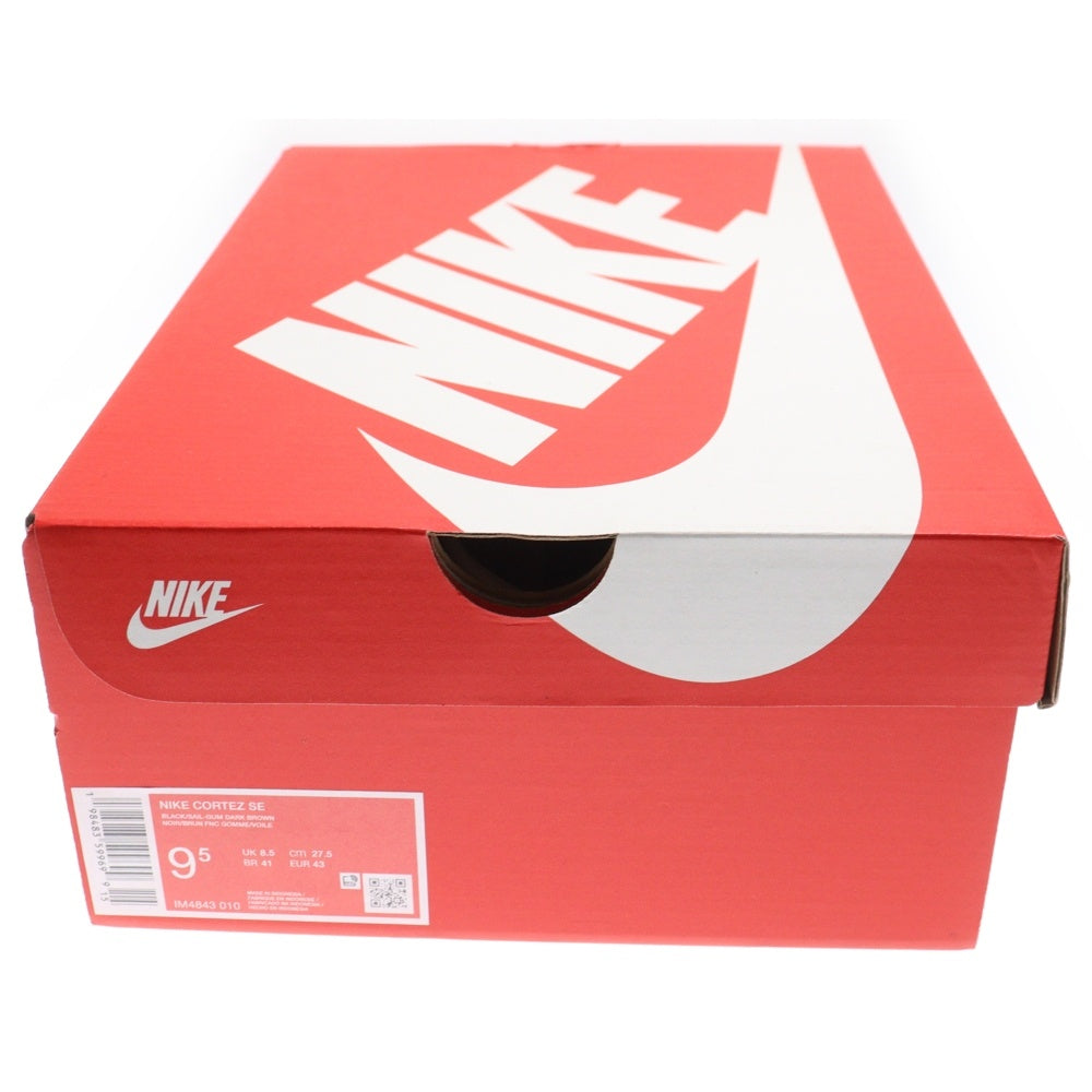 NIKE(ナイキ) CORTEZ SE TIEMPO コルテッツ ティエンポ ローカットスニーカー ブラック US9.5/27.5cm IM4843-010