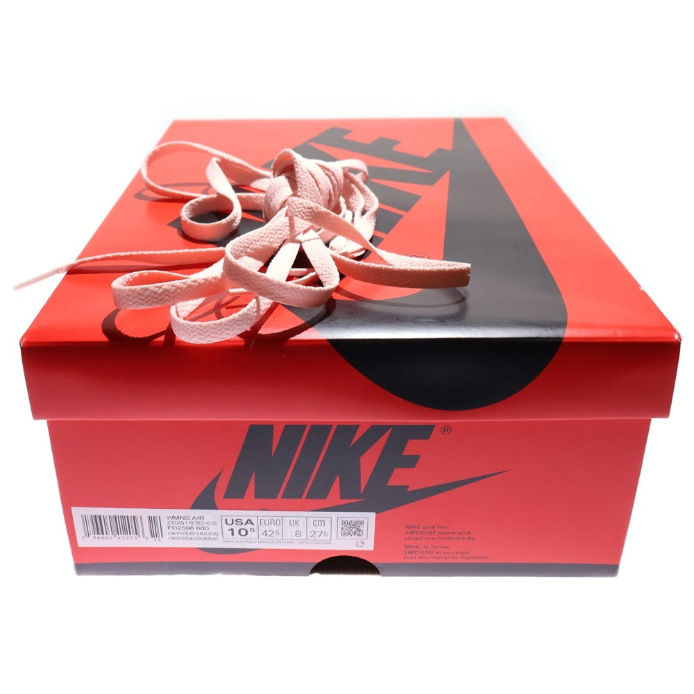 NIKE(ナイキ) WMNS AIR JORDAN 1 RETRO HIGH OG Washed Pink FD2596-600 ウィメンズ エア ジョーダン 1 レトロ ウォッシュドピンク ハイカットスニーカー FD2596-600 レディース