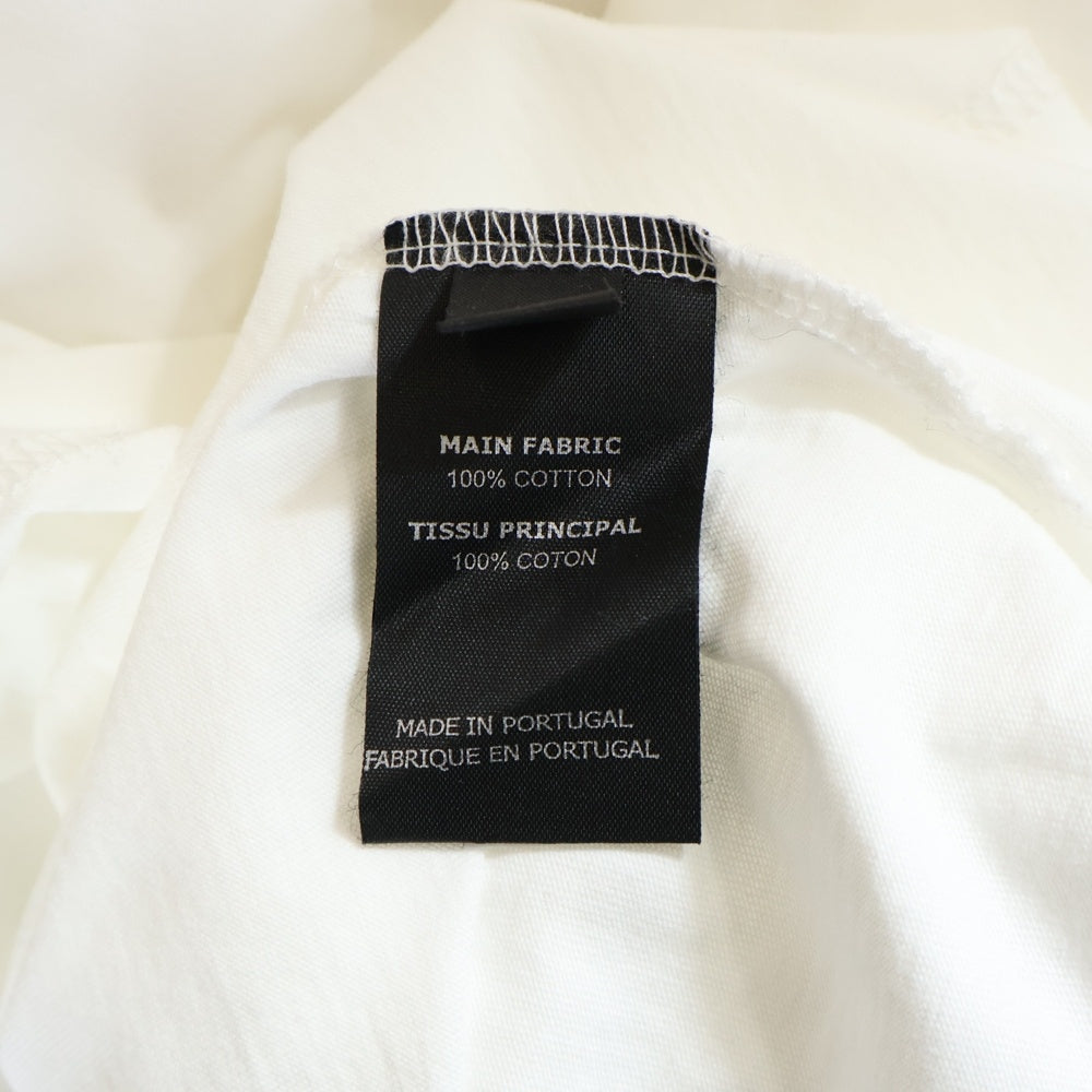 VETEMENTS(ヴェトモン) 21SS ANARCHY GOTHIC LOGO アナーキー ゴシックロゴプリント クルーネック半袖Tシャツ カットソー ホワイト UE51TR640W