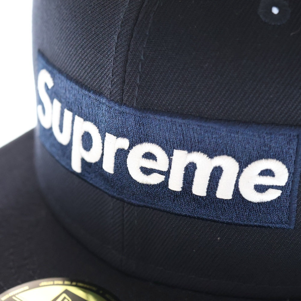 SUPREME(シュプリーム) 24SS ×NEW ERA ×MLB Teams Box Logo チームボックスロゴ ベースボールキャップ 帽子 ネイビー