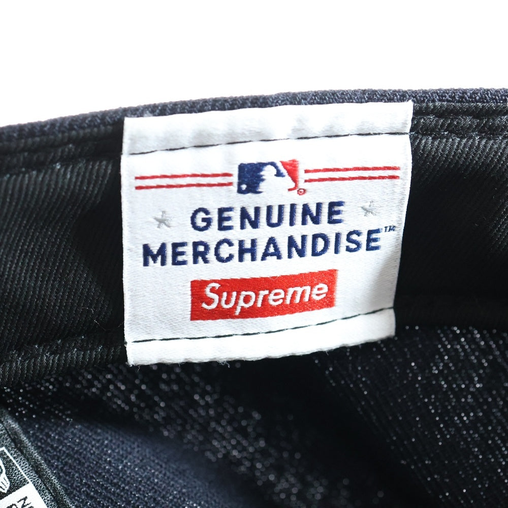 SUPREME(シュプリーム) 24SS ×NEW ERA ×MLB Teams Box Logo チームボックスロゴ ベースボールキャップ 帽子 ネイビー