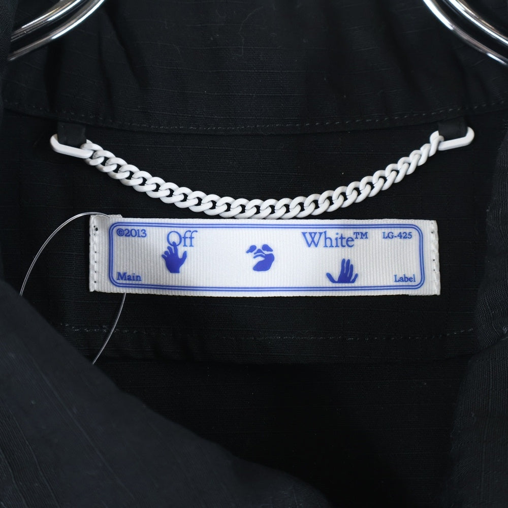 OFF-WHITE(オフホワイト) 21AW ARROW FIELD JACKET アローフィールド ミリタリージャケット ブラック OMEL021F21FAB002