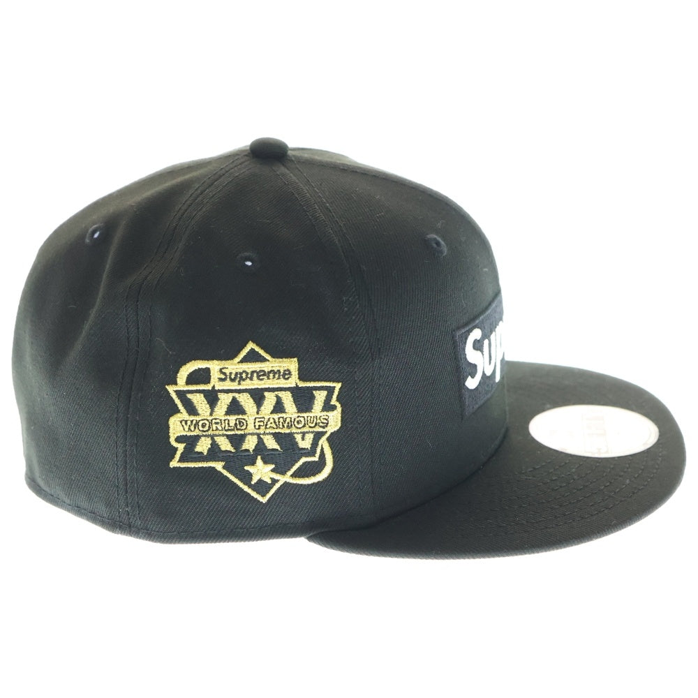 SUPREME(シュプリーム) 25SS ×NEW ERA Championship box logo ニューエラ チャンピオンシップ ボックスロゴ ベースボールキャップ 帽子 ブラック