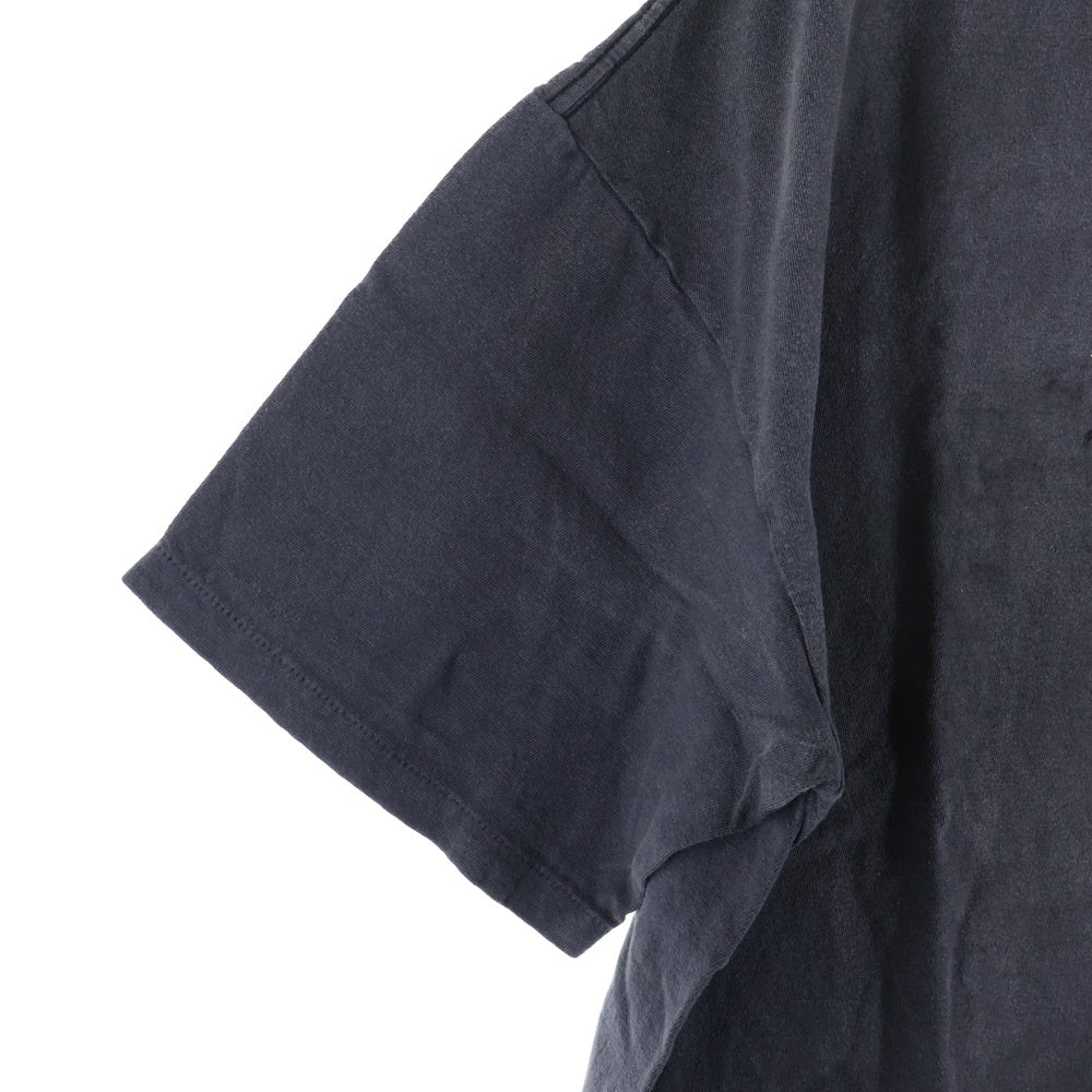 SAINT MICHAEL(セントマイケル) 24SS ×READY MADE S/S POCKET T-SHIRT レディメイド ポケットロゴ クルーネック半袖Tシャツ カットソー チャコールグレー RE-CO-BK-00-00-278