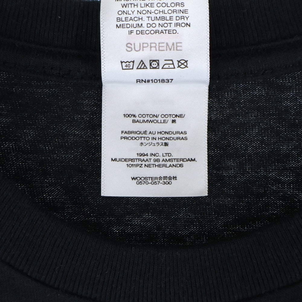 SUPREME(シュプリーム) 25AW Y's by Yohji Yamamoto Star Tee ワイズ ヨウジ ヤマモト スター ロゴプリント クルーネック半袖Tシャツ カットソー ブラック