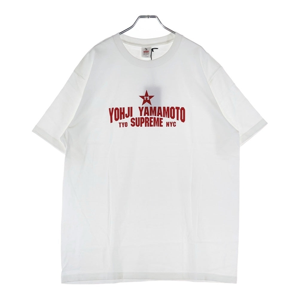 SUPREME(シュプリーム) 25AW Y's by Yohji Yamamoto Star Tee ワイズ ヨウジ ヤマモト スター ロゴプリント クルーネック半袖Tシャツ カットソー ホワイト