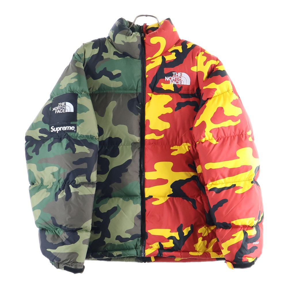 SUPREME(シュプリーム) 24SS ×THE NORTH FACE Split Nuptse Jacket ザ ノースフェイス スプリット ヌプシ ダウンジャケット カモフラ マルチ ND02400I
