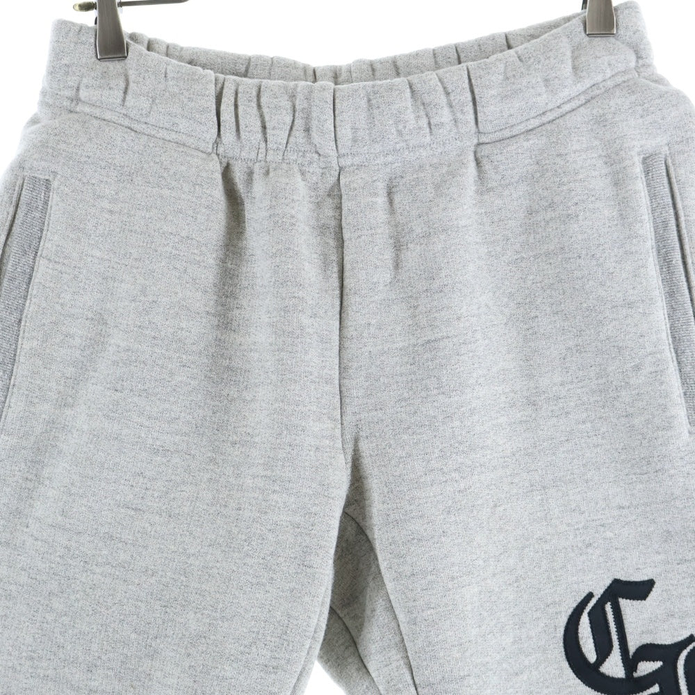 CHROME HEARTS(クロムハーツ) Y NOT CH Applique Embroidery ワイノット CHアップリケ 刺繍 スウェットショーツ ハーフパンツ グレー