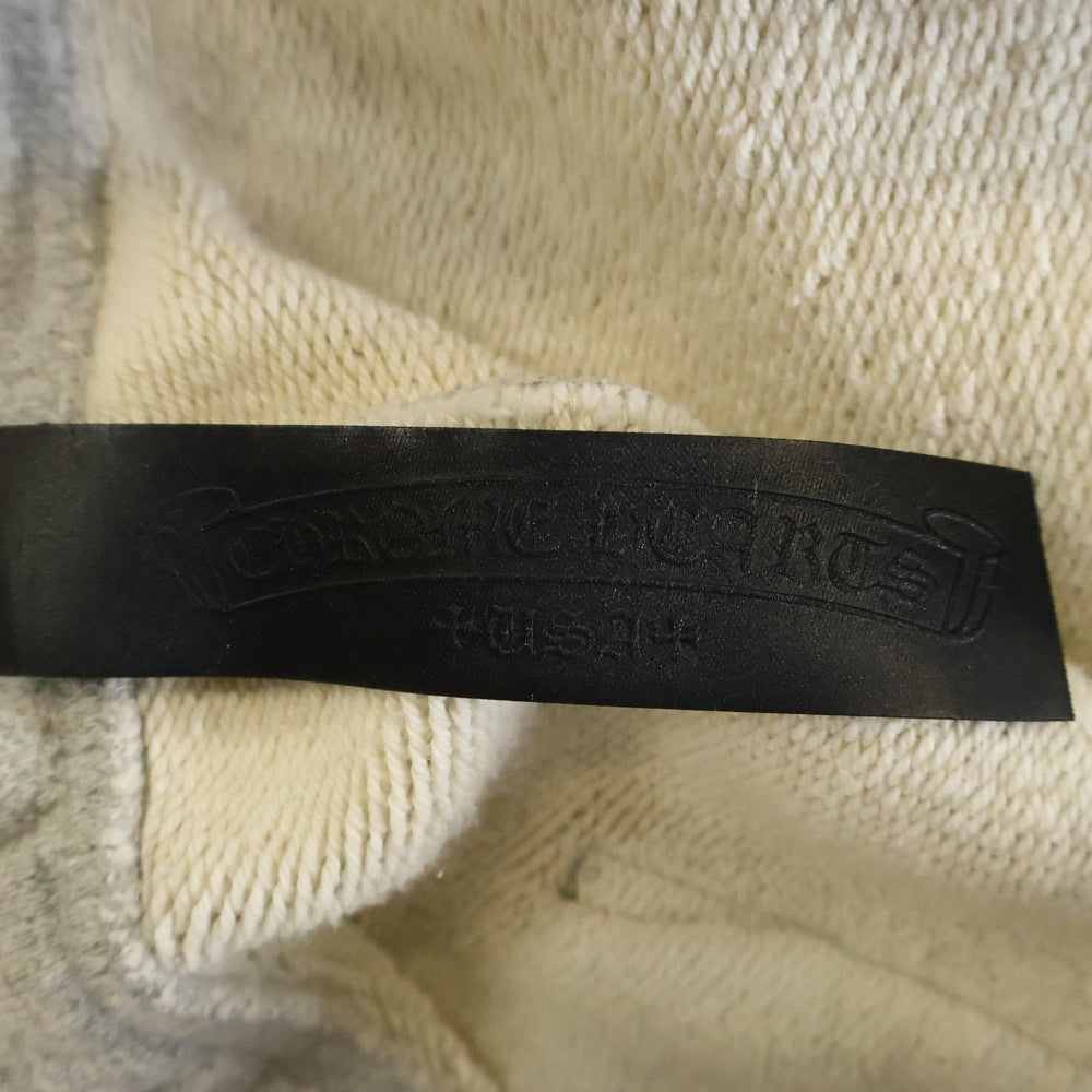 CHROME HEARTS(クロムハーツ) Y NOT CH Applique Embroidery ワイノット CHアップリケ 刺繍 スウェットショーツ ハーフパンツ グレー